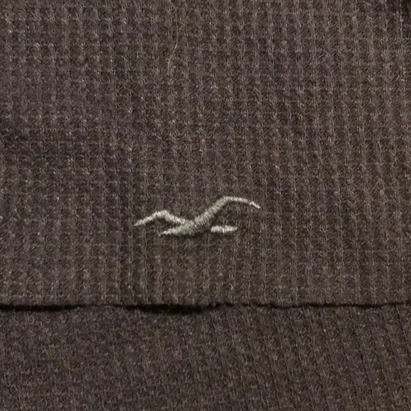 Navy cropped crew neck - Picture 2 of 2